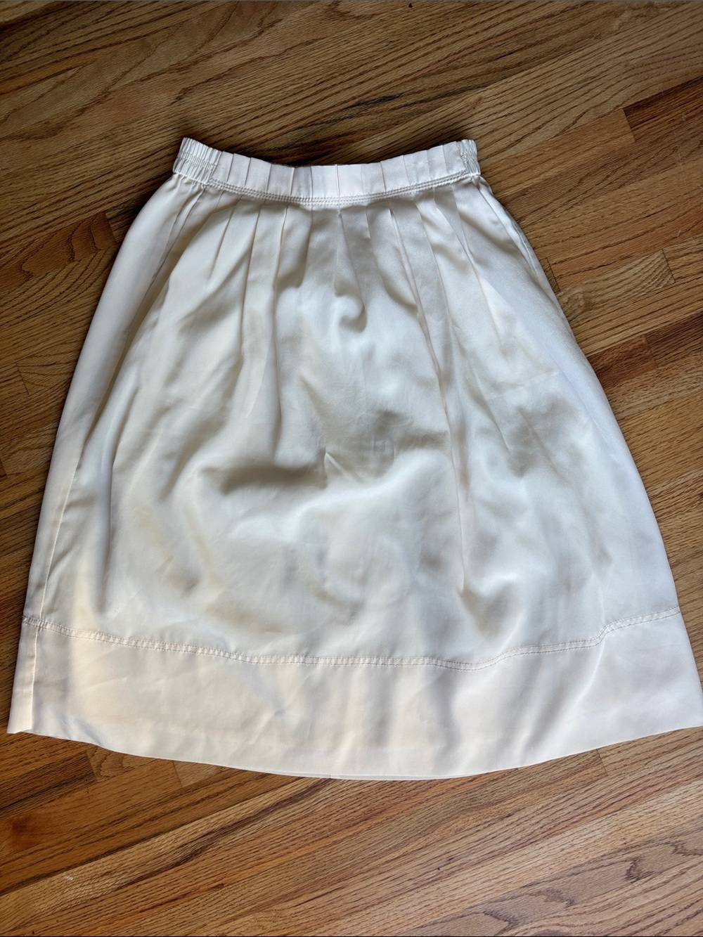 J.Crew 4P Classic White A-Line Skirt